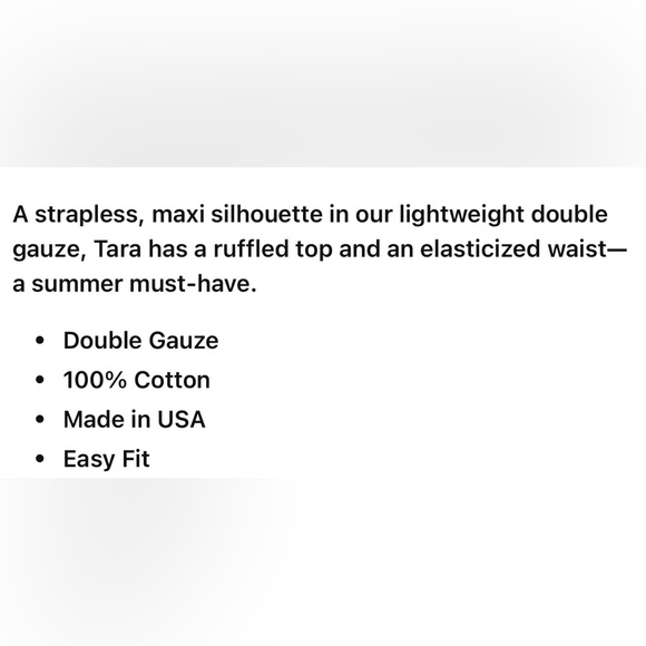 MICHAEL STARS NWOT TARA DOUBLE GAUZE STRAPLESS DRESS - Picture 13 of 13